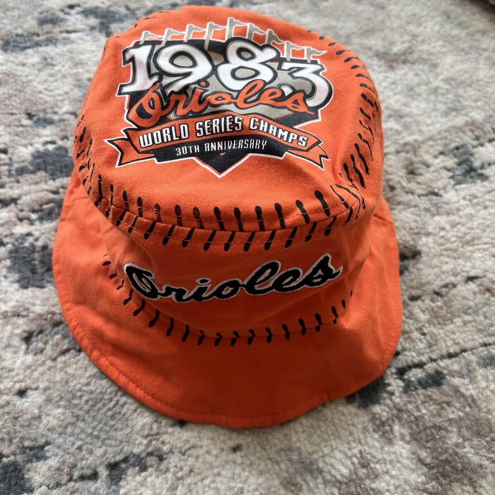 Baltimore Orioles 1983 30th Anniversary World Series Floppy Bucket Hat 2013